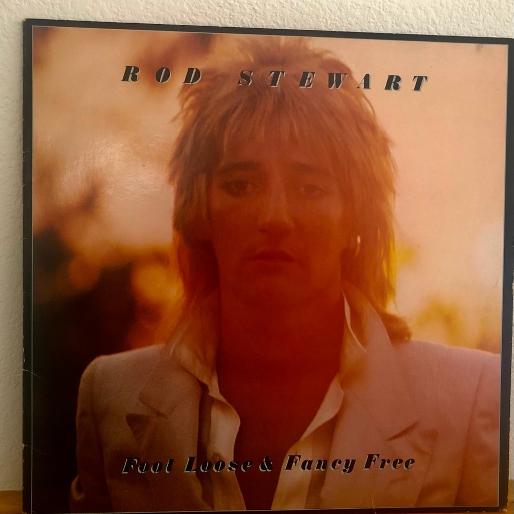 Rod Stewart Vinyl 1977 used like new no scratches on record Interior Sleeve fine